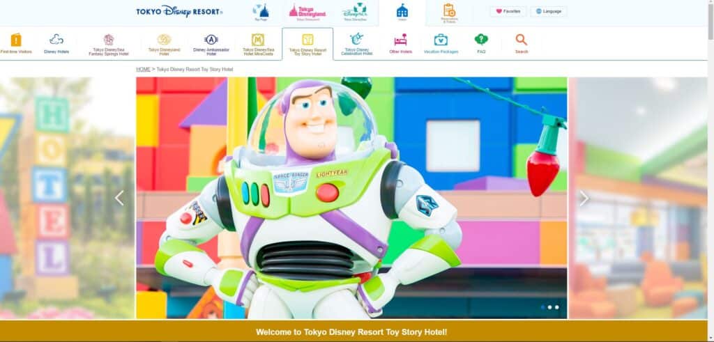 Tokyo Disney Resort Toy Story Hotel